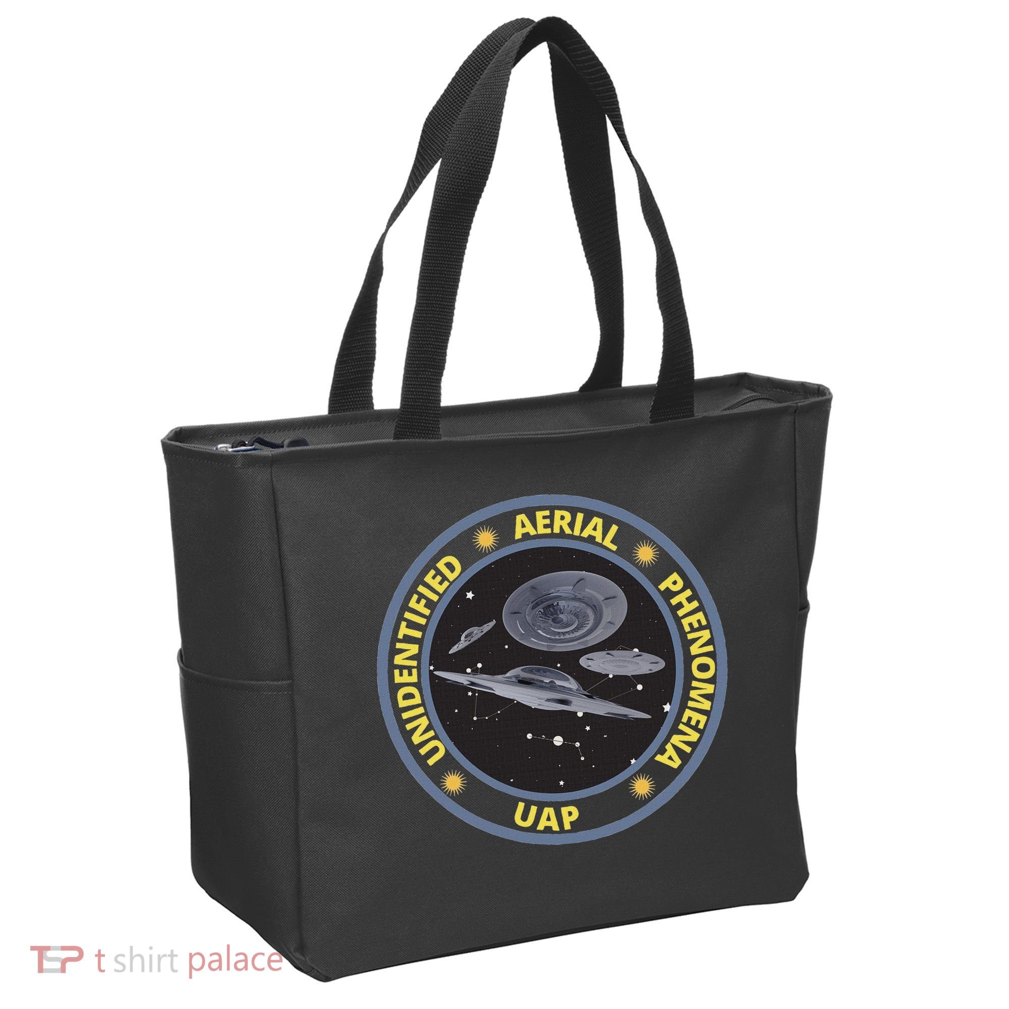 Retro Unidentified Aerial Phenomena Spaceships Uap Tote Bag