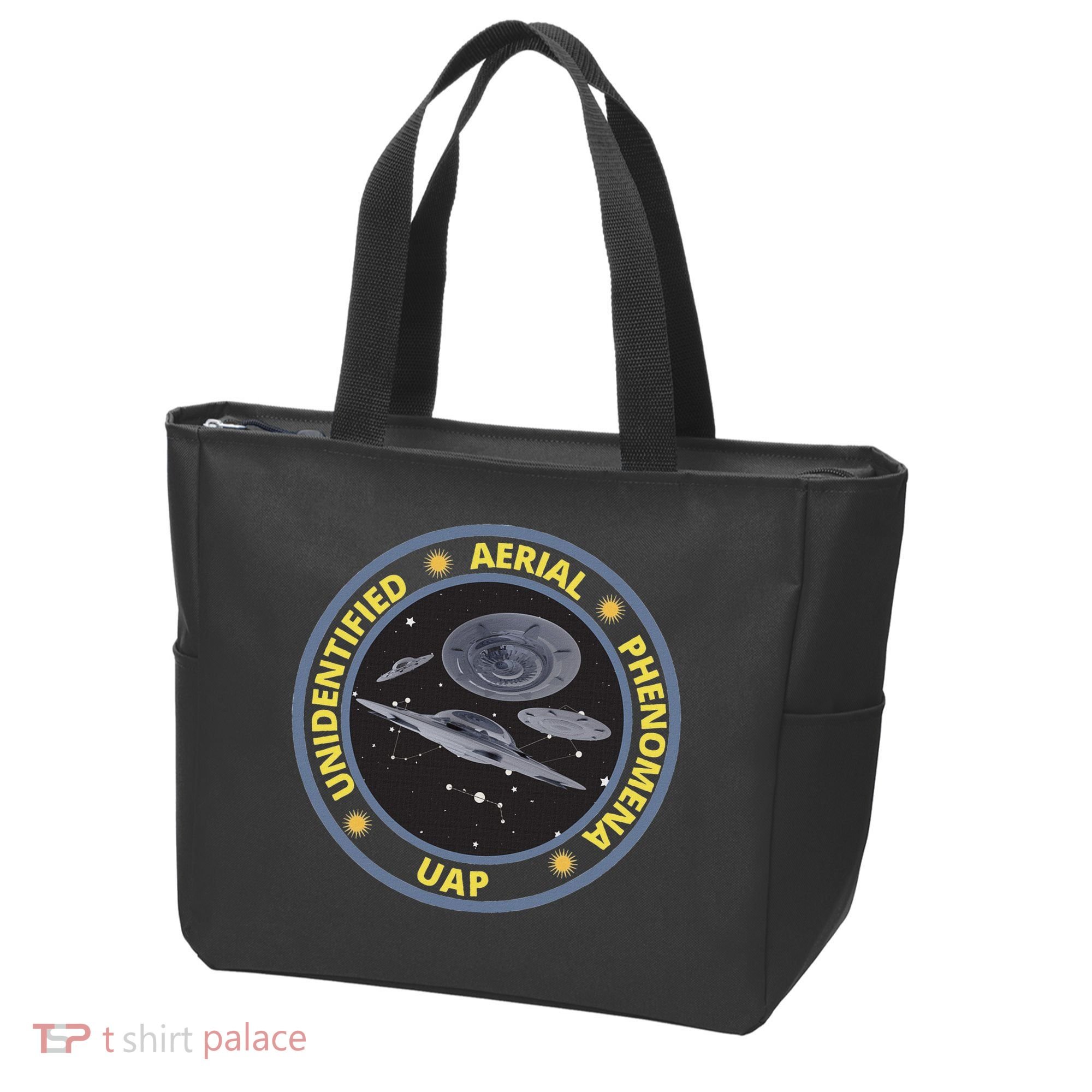 Retro Unidentified Aerial Phenomena Spaceships Uap Tote Bag