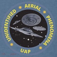 Retro Unidentified Aerial Phenomena Spaceships Uap Comfort Colors Garment-Dyed Hooded Sweatshirt thumb 2