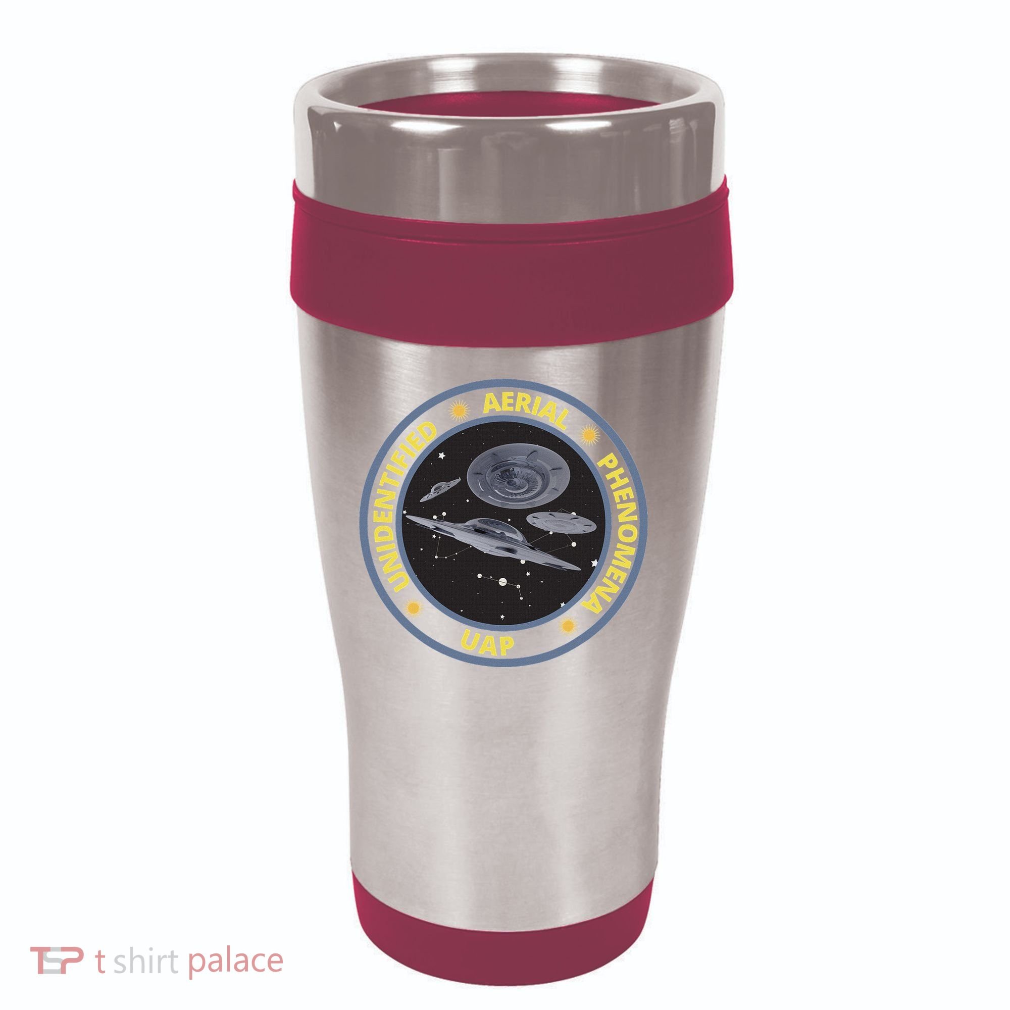 Retro Unidentified Aerial Phenomena Spaceships Uap 16oz Travel Tumbler