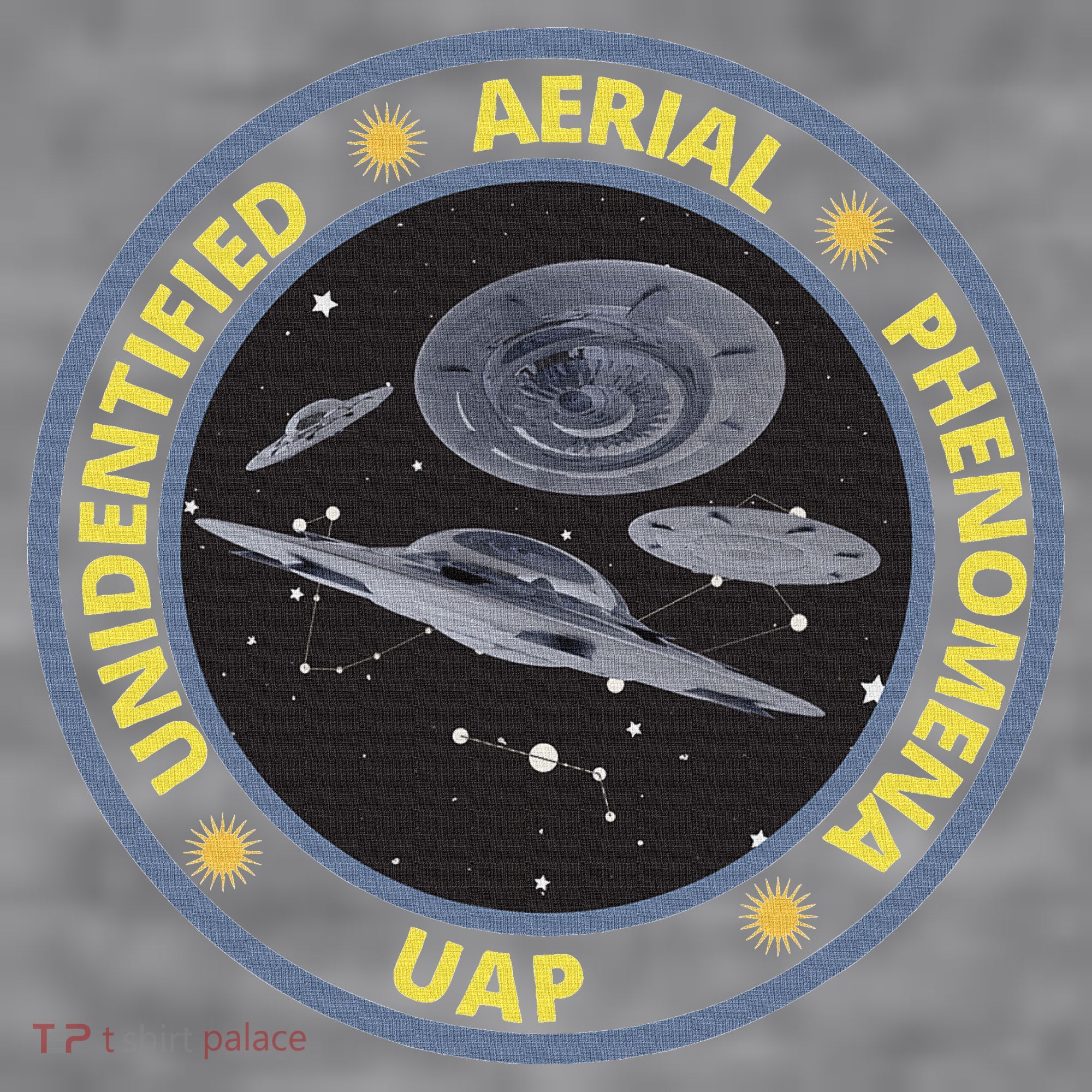 Retro Unidentified Aerial Phenomena Spaceships Uap Women's Racerback Cropped Tank