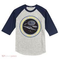 Retro Unidentified Aerial Phenomena Spaceships Uap Kids Colorblock Raglan Jersey thumb 0