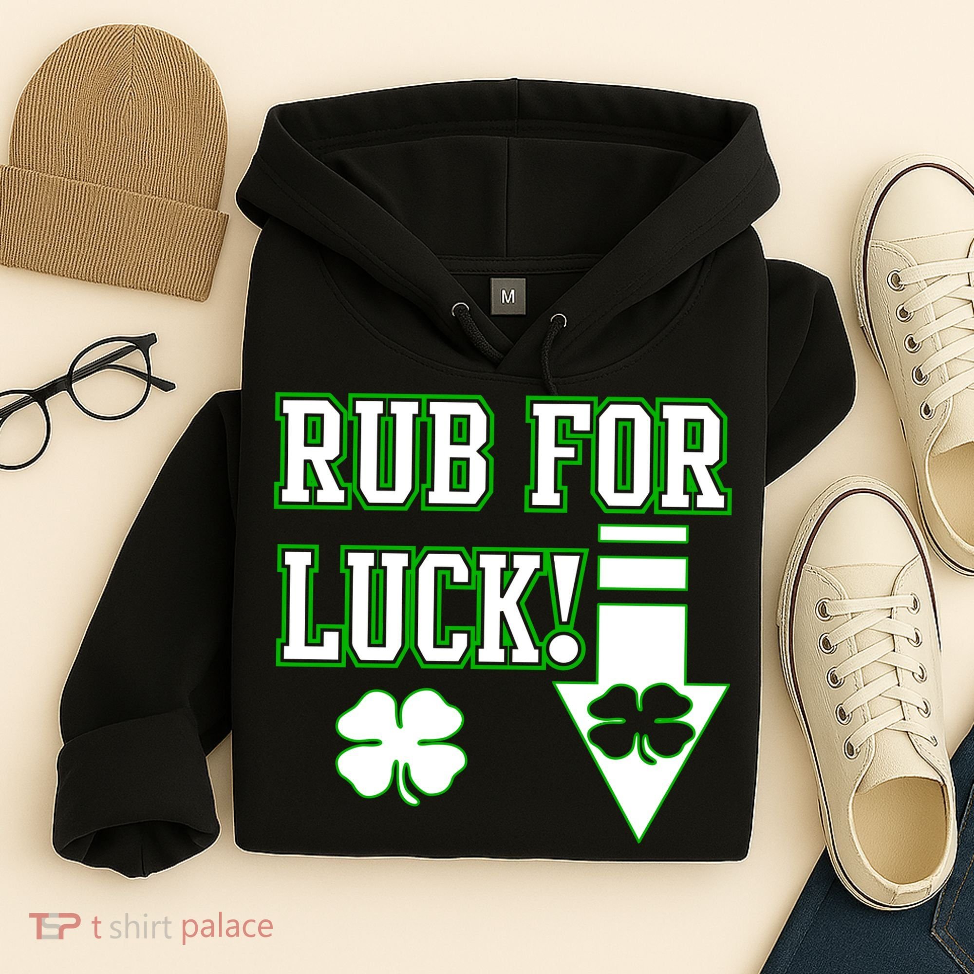 Rub Me For Luck Hoodie