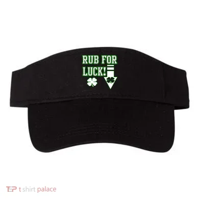 Rub Me For Luck Visor