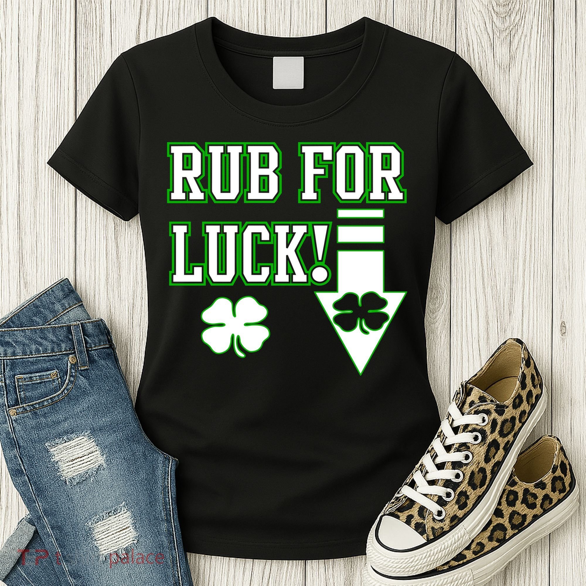 Rub Me For Luck Women's T-Shirt