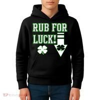 Rub Me For Luck Kids Hoodie thumb 4