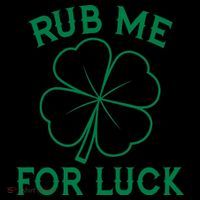 Rub Me For Luck Funny Shamrock St Pattys Day Coffee Mug thumb 5