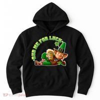 Rub Me for Luck Irish Leprechaun Hoodie thumb 0