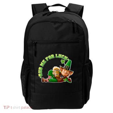 Rub Me for Luck Irish Leprechaun Backpack