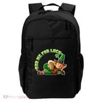 Rub Me for Luck Irish Leprechaun Backpack thumb 0