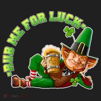 Rub Me for Luck Irish Leprechaun Beanie thumb 2