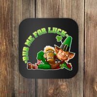 Rub Me for Luck Irish Leprechaun Coaster thumb 0