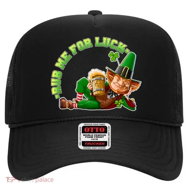 Rub Me for Luck Irish Leprechaun Hat