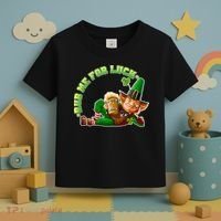 Rub Me for Luck Irish Leprechaun Toddler T-Shirt thumb 3