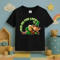Rub Me for Luck Irish Leprechaun Toddler T-Shirt thumb 3