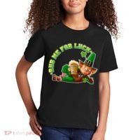 Rub Me for Luck Irish Leprechaun Kids T-Shirt thumb 2