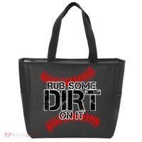 Rub Some Dirt On It baseball Tote Bag thumb 0