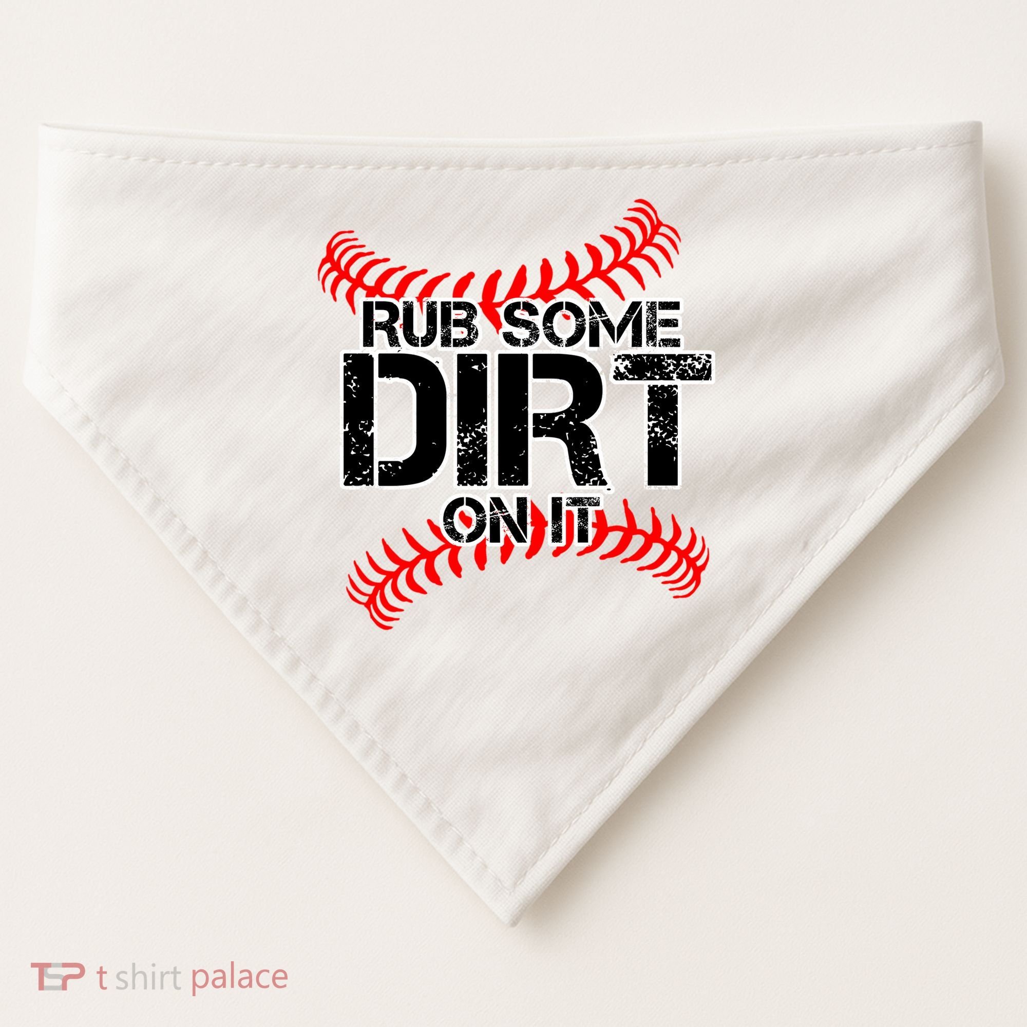Rub Some Dirt On It baseball USA-Made Doggie Bandana