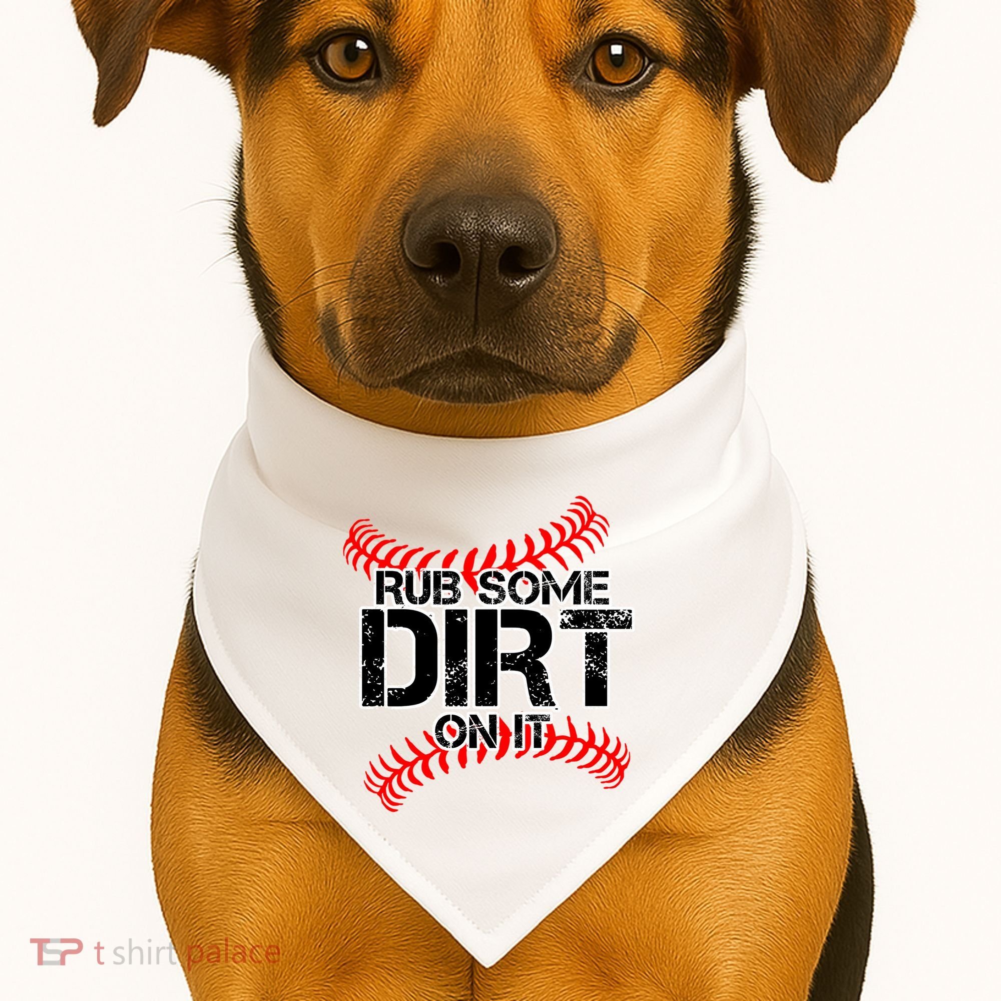 Rub Some Dirt On It baseball USA-Made Doggie Bandana
