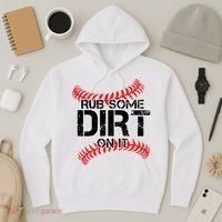 Rub Some Dirt On It baseball Hoodie thumb 3