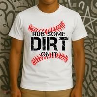 Rub Some Dirt On It baseball T-Shirt thumb 3