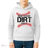 Rub Some Dirt On It baseball Kids Hoodie thumb 4