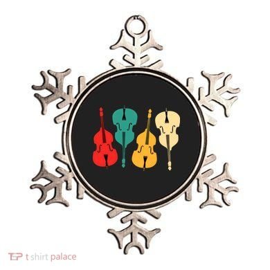 Retro Upright Bass String Double Bass Vintage Gift Ornament