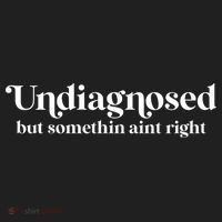 Retro Undiagnosed But Something AinT Right Funny Sarcastic Beanie thumb 2
