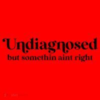 Retro Undiagnosed But Something AinT Right Funny Sarcastic Santa Hat thumb 1