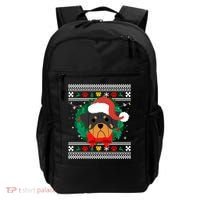 Rottweiler Ugly Christmas Sweater Rottie Great Gift Backpack thumb 0