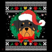 Rottweiler Ugly Christmas Sweater Rottie Great Gift Coffee Mug thumb 5