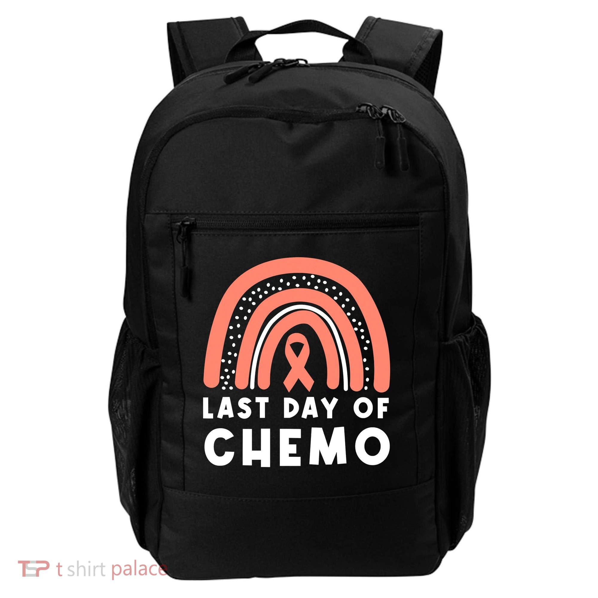 Rainbow Uterine Cancer Awareness Survivor Backpack