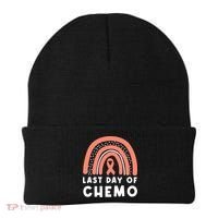Rainbow Uterine Cancer Awareness Survivor Beanie thumb 0