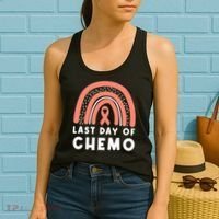 Rainbow Uterine Cancer Awareness Survivor Women's Tank Top thumb 2