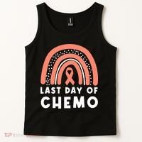 Rainbow Uterine Cancer Awareness Survivor Tank Top thumb 2