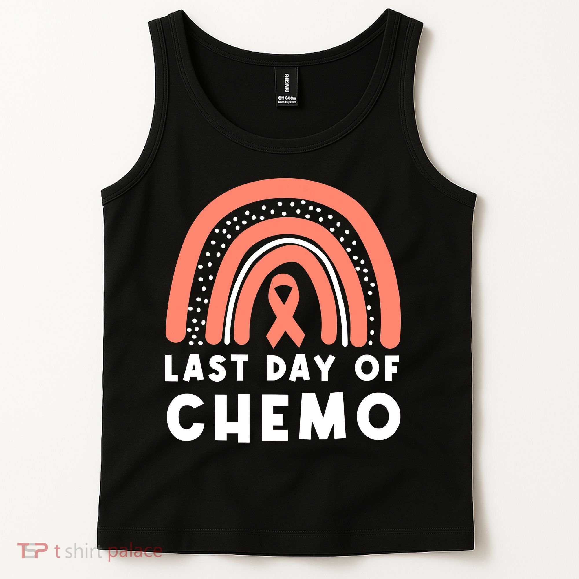 Rainbow Uterine Cancer Awareness Survivor Tank Top