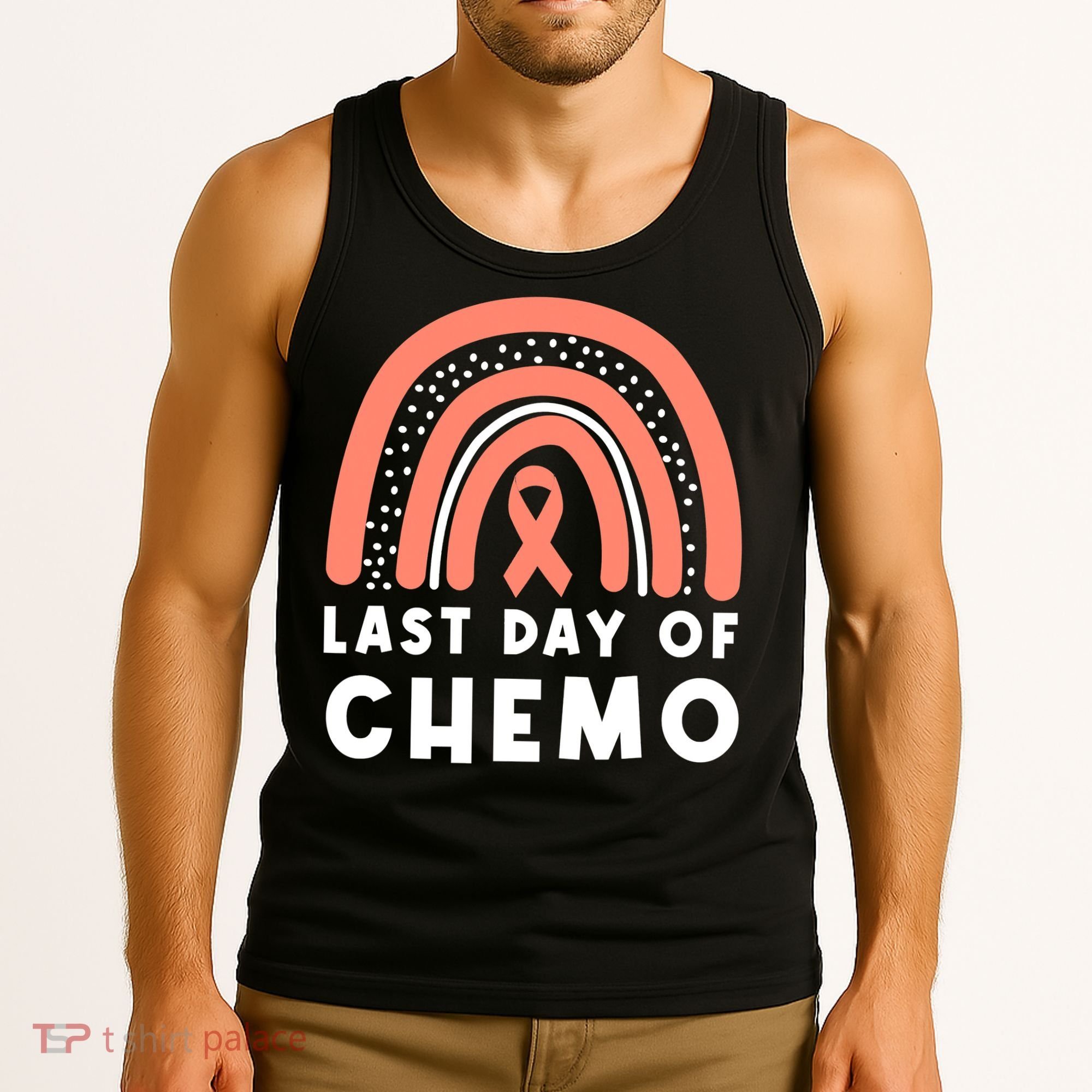 Rainbow Uterine Cancer Awareness Survivor Tank Top