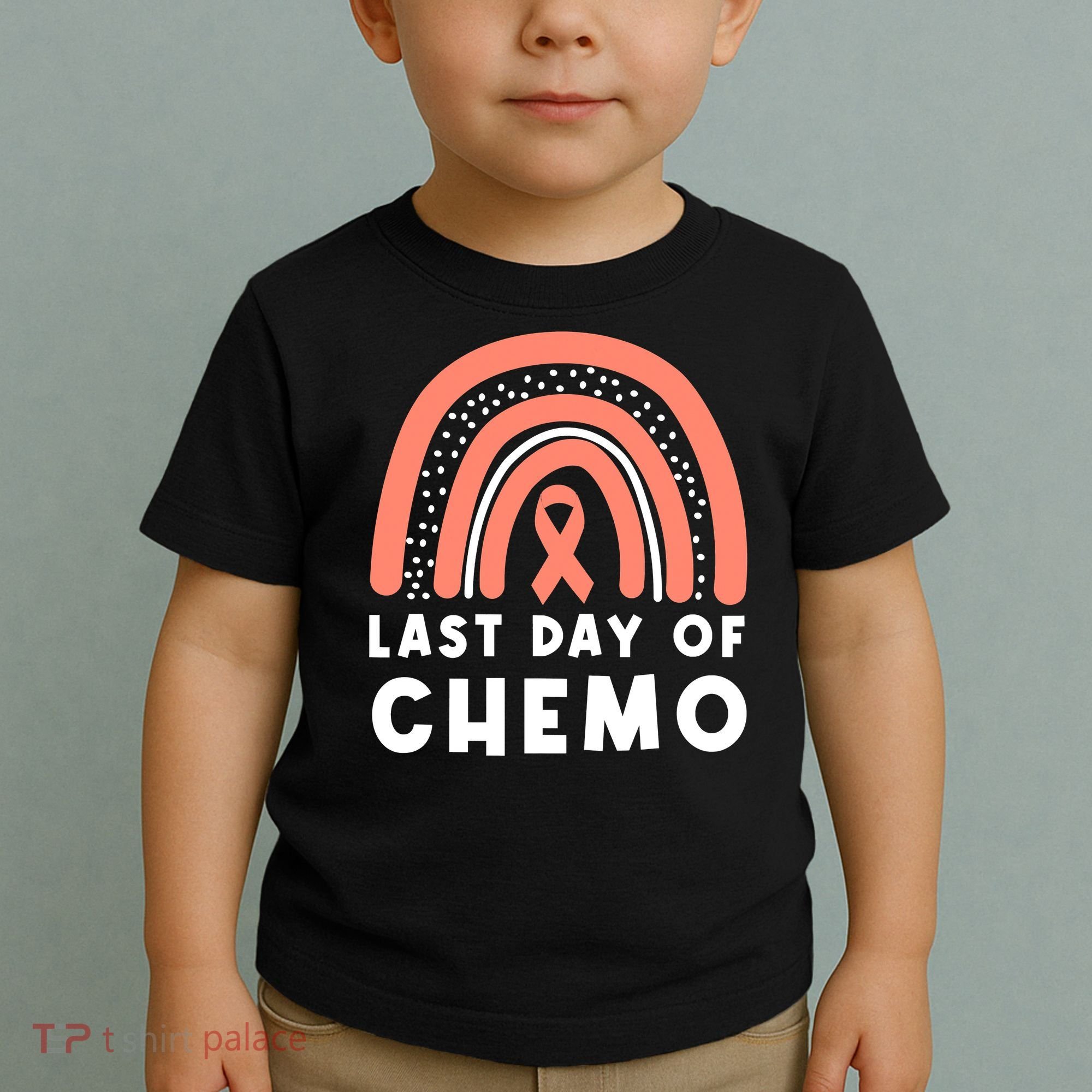 Rainbow Uterine Cancer Awareness Survivor Toddler T-Shirt