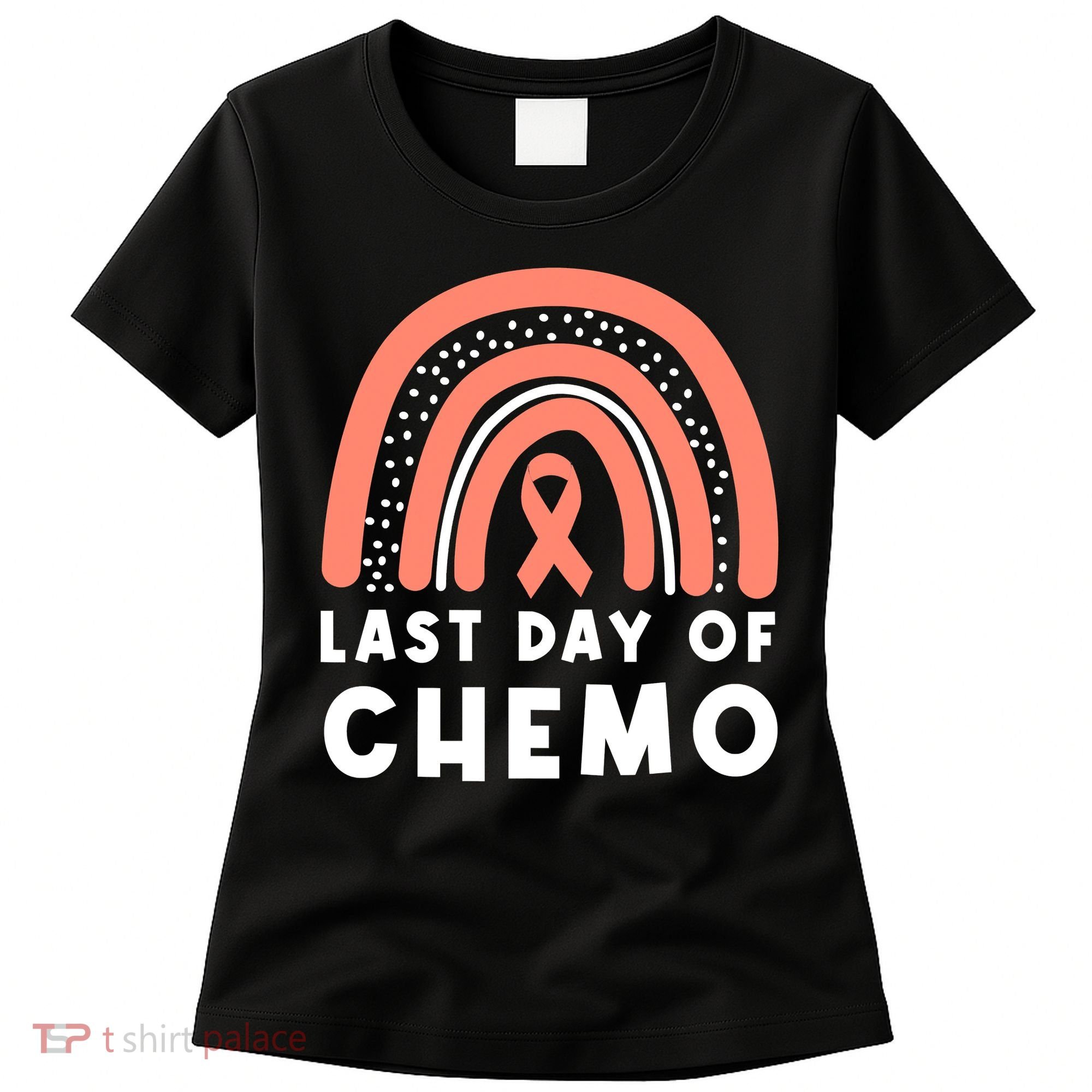Rainbow Uterine Cancer Awareness Survivor Women's T-Shirt