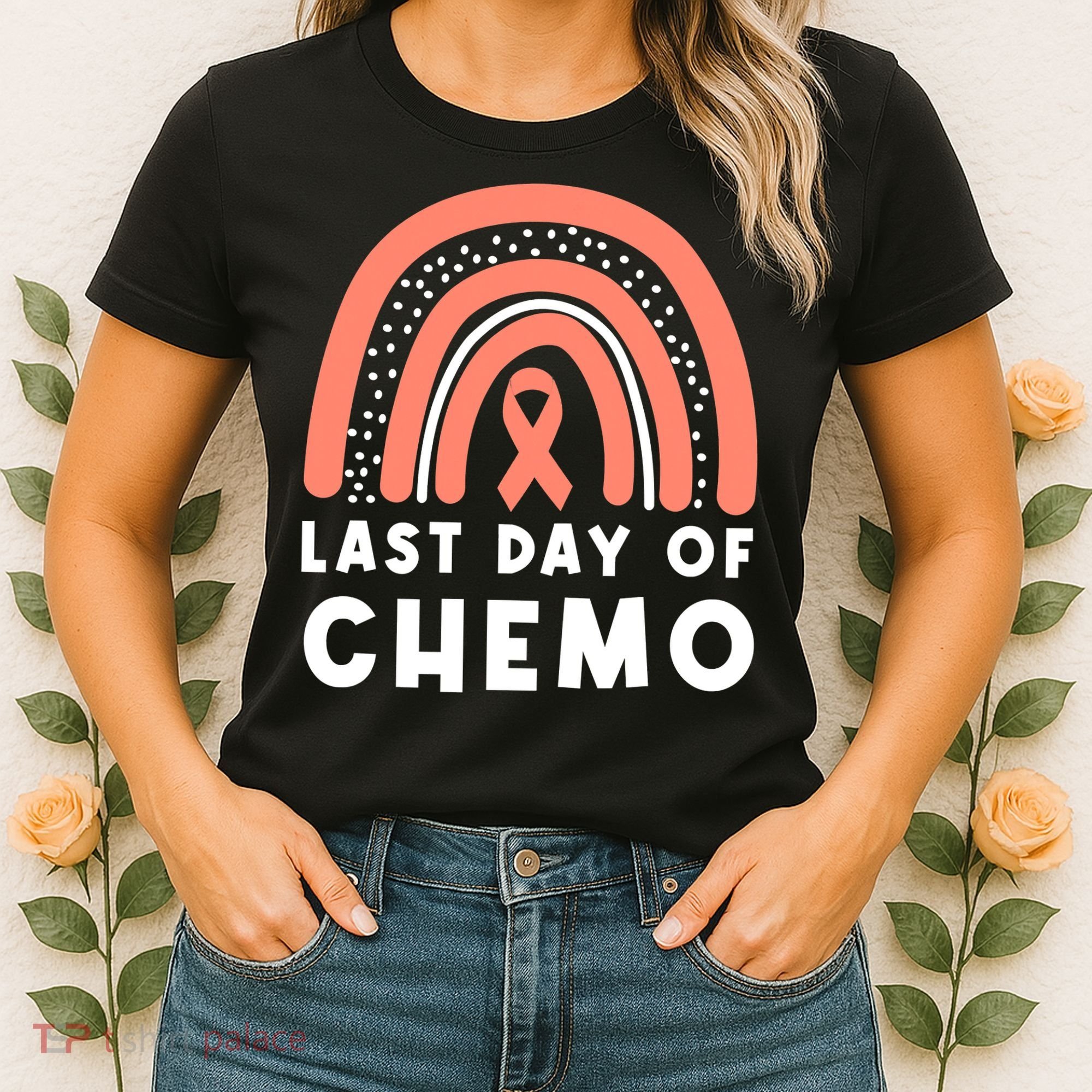 Rainbow Uterine Cancer Awareness Survivor Women's T-Shirt