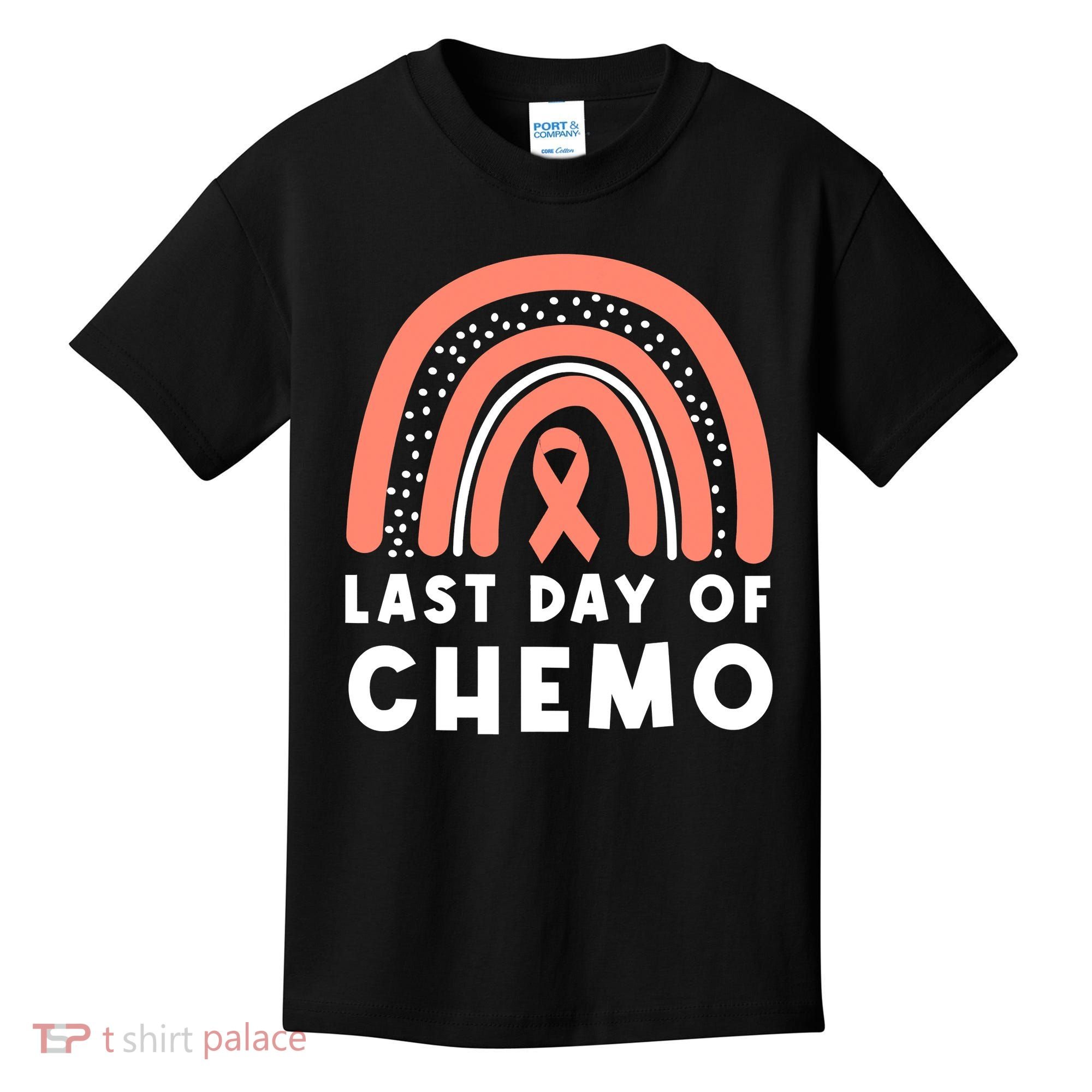 Rainbow Uterine Cancer Awareness Survivor Kids T-Shirt