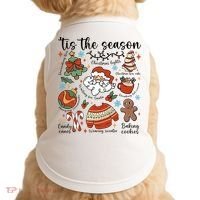 Retro Ugly Christmas Doodles Funny Doggie Tank thumb 0