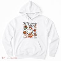 Retro Ugly Christmas Doodles Funny Hoodie thumb 0