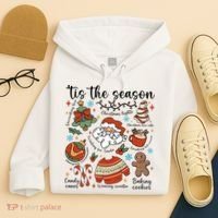 Retro Ugly Christmas Doodles Funny Hoodie thumb 4