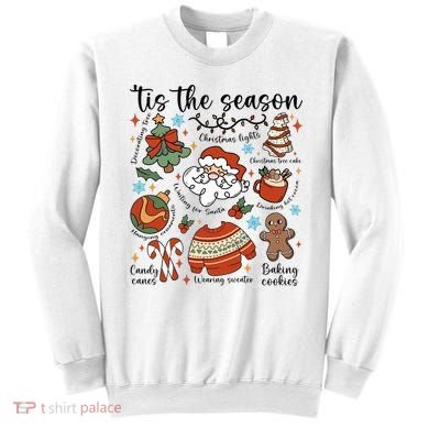 Retro Ugly Christmas Doodles Funny Sweatshirt