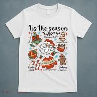 Retro Ugly Christmas Doodles Funny T-Shirt thumb 5