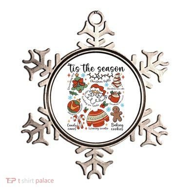 Retro Ugly Christmas Doodles Funny Ornament