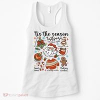 Retro Ugly Christmas Doodles Funny Women's Tank Top thumb 0