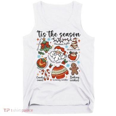 Retro Ugly Christmas Doodles Funny Tank Top