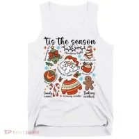 Retro Ugly Christmas Doodles Funny Tank Top thumb 0